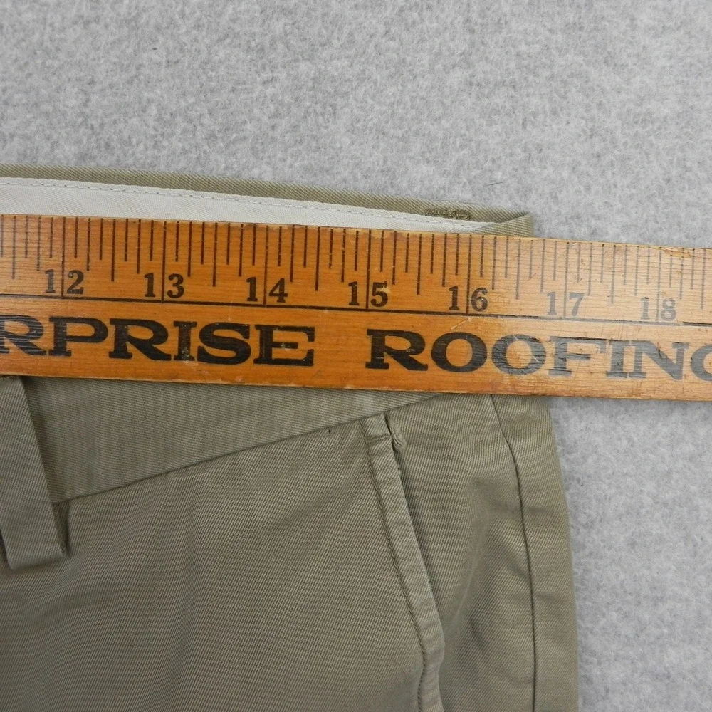 Banana Republic Fulton Chino Mens 32x34 Slim Fit Khaki Tan Cotton Pants Trousers
